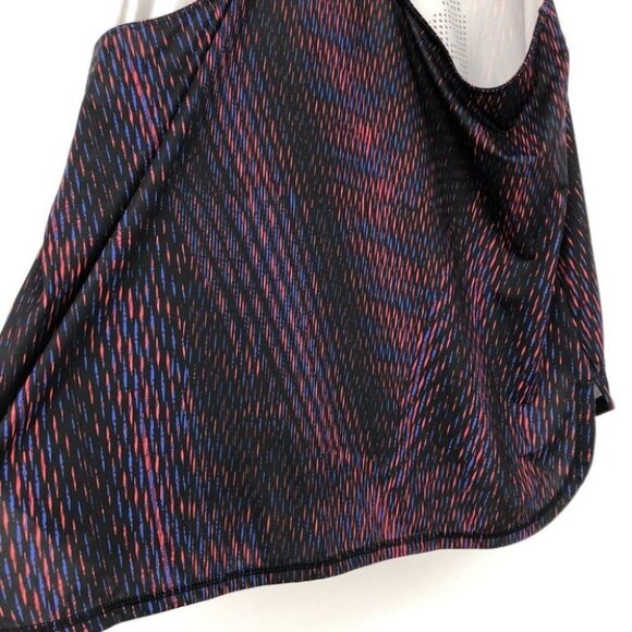 Ivy Park Laser Cut perforated blue red racerback tank top medium - Picture 6 of 13